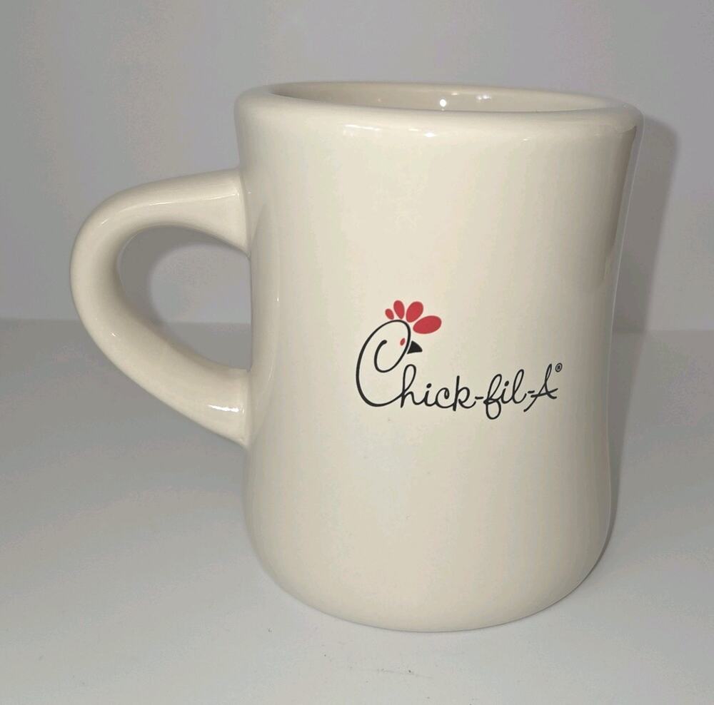 Chick-fil-A Heritage Collection "Chicken for Breakfast" 12 oz White Coffee Mug
